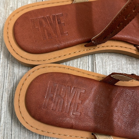 NWOT Frye Women's Faye Strappy Slide Brown Sandal Size 7.5 - Picture 5 of 14
